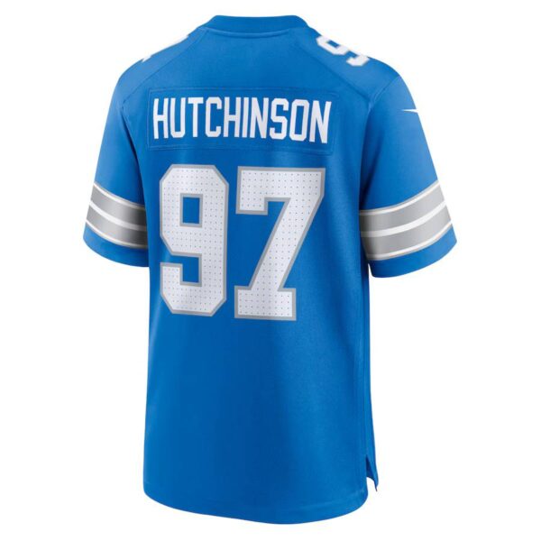 Detroit Lions Aidan Hutchinson Blue Jersey