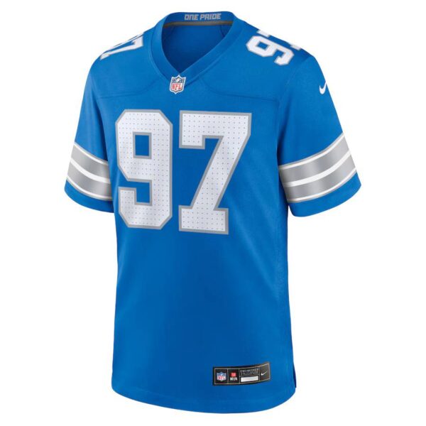 Aidan Hutchinson Blue Game Jersey – Detroit Lions